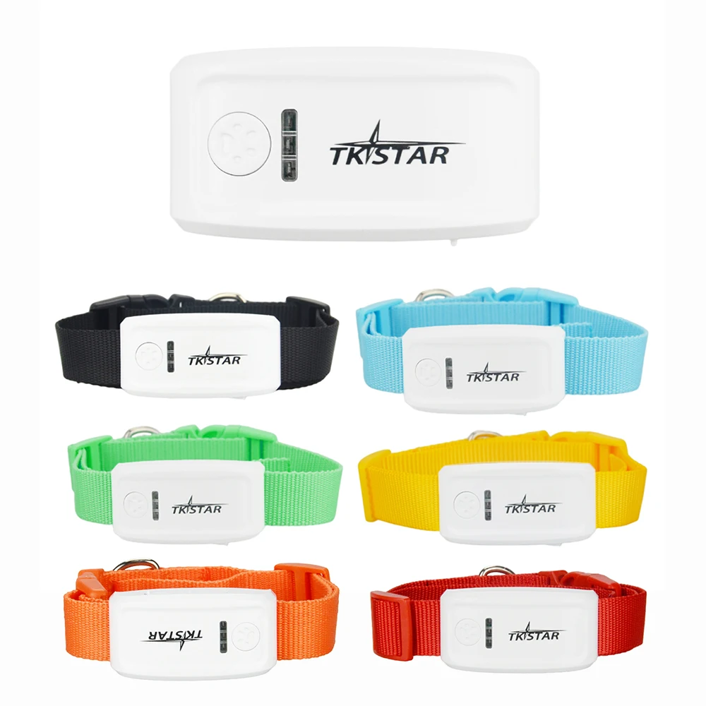 Pet Dog GPS Tracker Mini GSM Locator TK909 Realtime Tracking Device Waterproof
