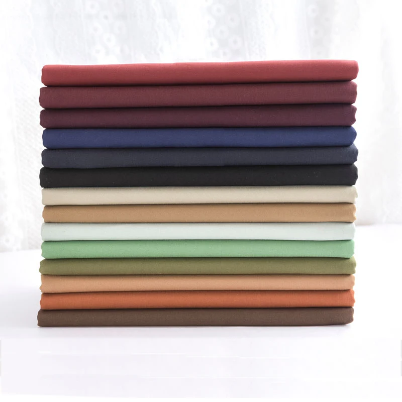 

thicken winter cotton, pure color, twill fine card fabric, fashion fabrics, men and women khaki, windbreaker, casual suits D20