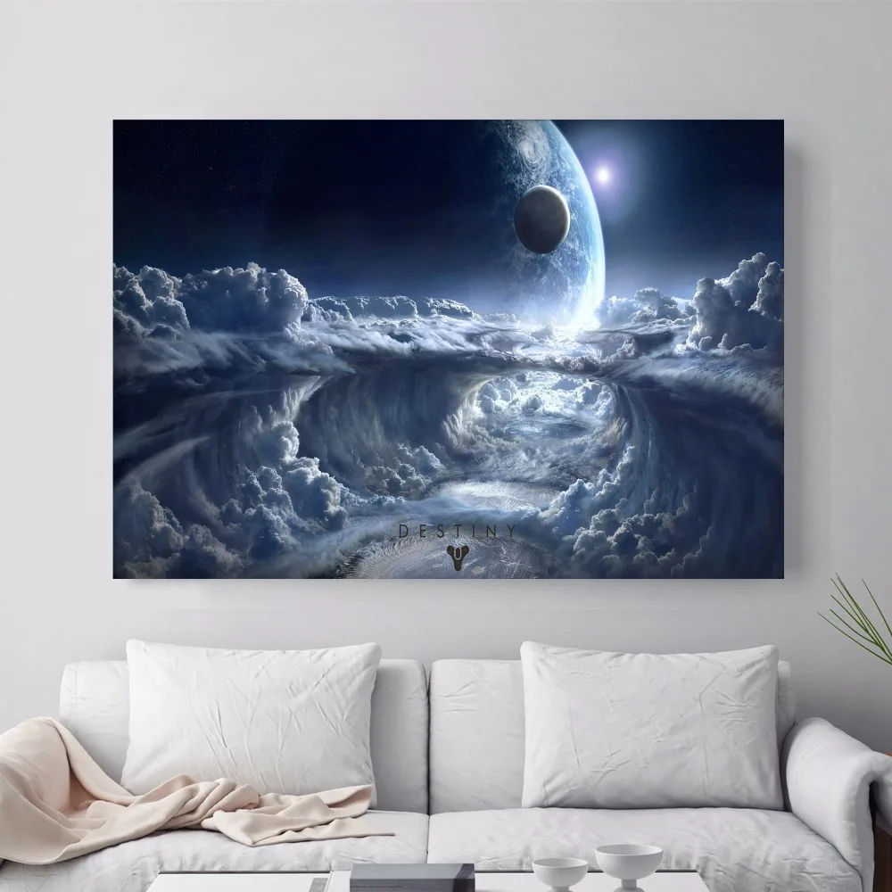 Destiny Game Vintage Canvas Art Print Painting Poster Wall Pictures For Room Home Decoration Wall Decor No Frame Wall Pictures Picture For Roompainting Poster Aliexpress