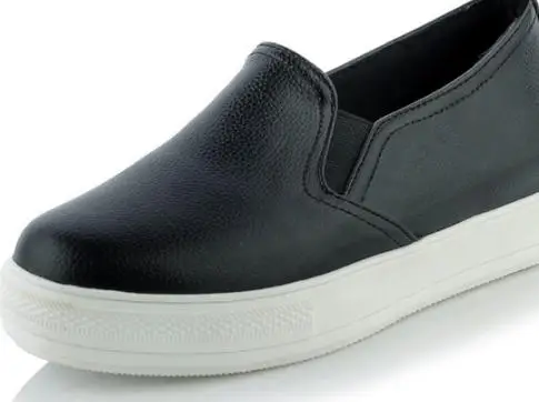 

Brand Women Loafers Thick Heels Platform Flats Shoes Single Casual Comfort Ladies,