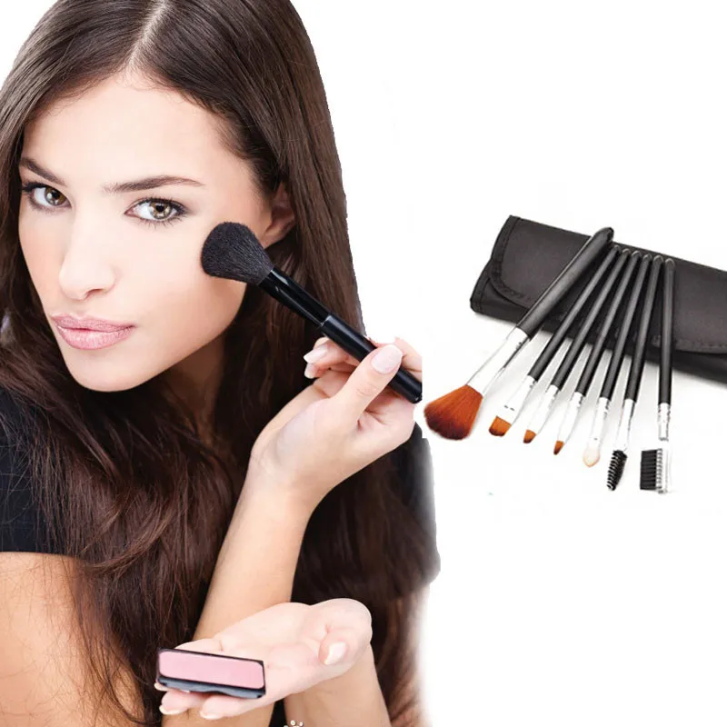 

7pcs Cosmetics Professional Makeup Brushes Sets Foundation Blusher Concealer Brush Eye Shadow Eyebrow Eyeliner Eyelashes Brush