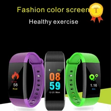 IP68 настоящий плавательный дешевый цветной дисплей умный Спортивный Браслет фитнес-трекер Смарт-браслет для IOS Android PK s1 s2