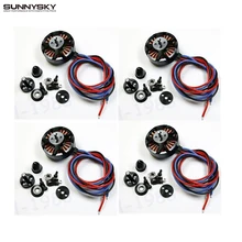 4 компл./лот Sunnysky X4110S 580KV 680KV 460KV 400KV 340KV Бесщеточный диск мотор для Вертолет с несколькими несущими винтами, Мультикоптер