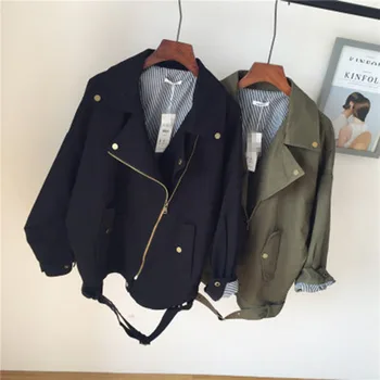 

Spring Jacket Women Summer Coats Long Sleeve Korean Style Basic Coats Windbreaker Summer Coats Thin Women Outwears Ladies A336