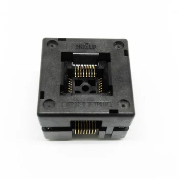

10pcs/lot QFP32 LQFP32 TQFP32 IC51-0324-1498 Burn in Socket Pitch 0.8mm IC Body Size 7x7mm open top Test Socket Adapter