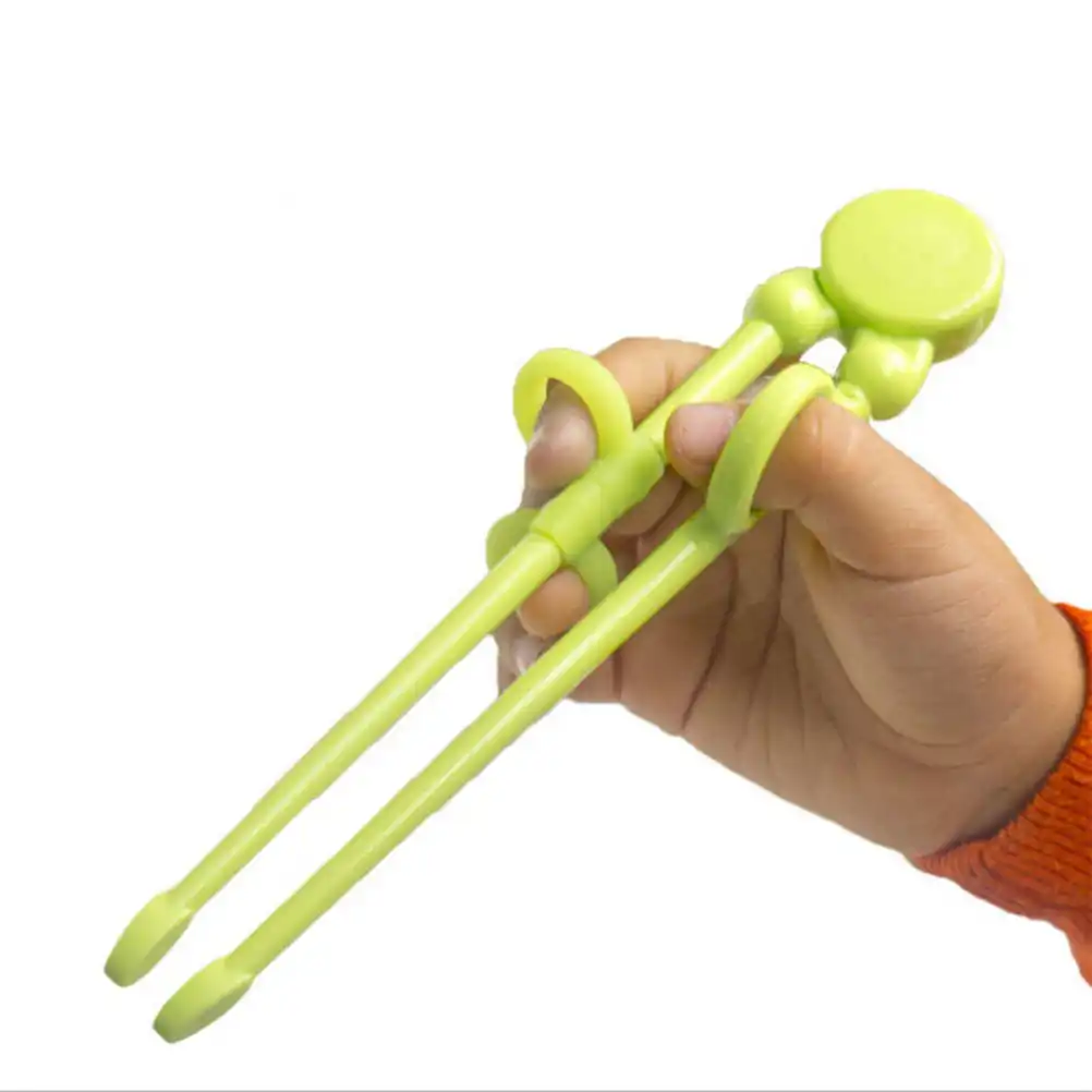 1 pair hot sale multi color cute learning training chopsticks