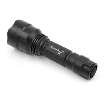 

Zoomable C8s led flashlight 18650 torch waterproof led light Cree XPL XP-L2 V5 manta ray flash light torch lamp