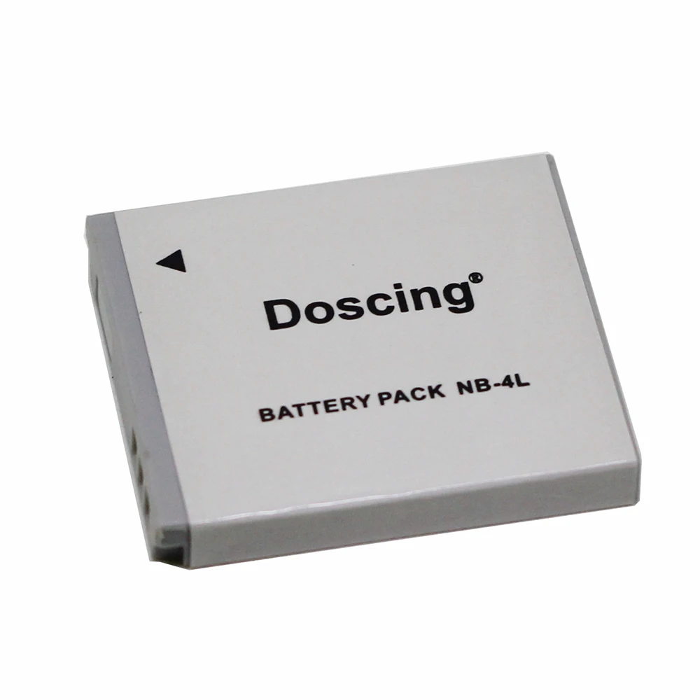 

3.7V 1.0Ah Camera Battery NB-4L NB4L for Canon IXUS 60 65 75 80 I20 100 110 115 30 IS 117 220 225 230 255 SD300 HS SD780 SD960