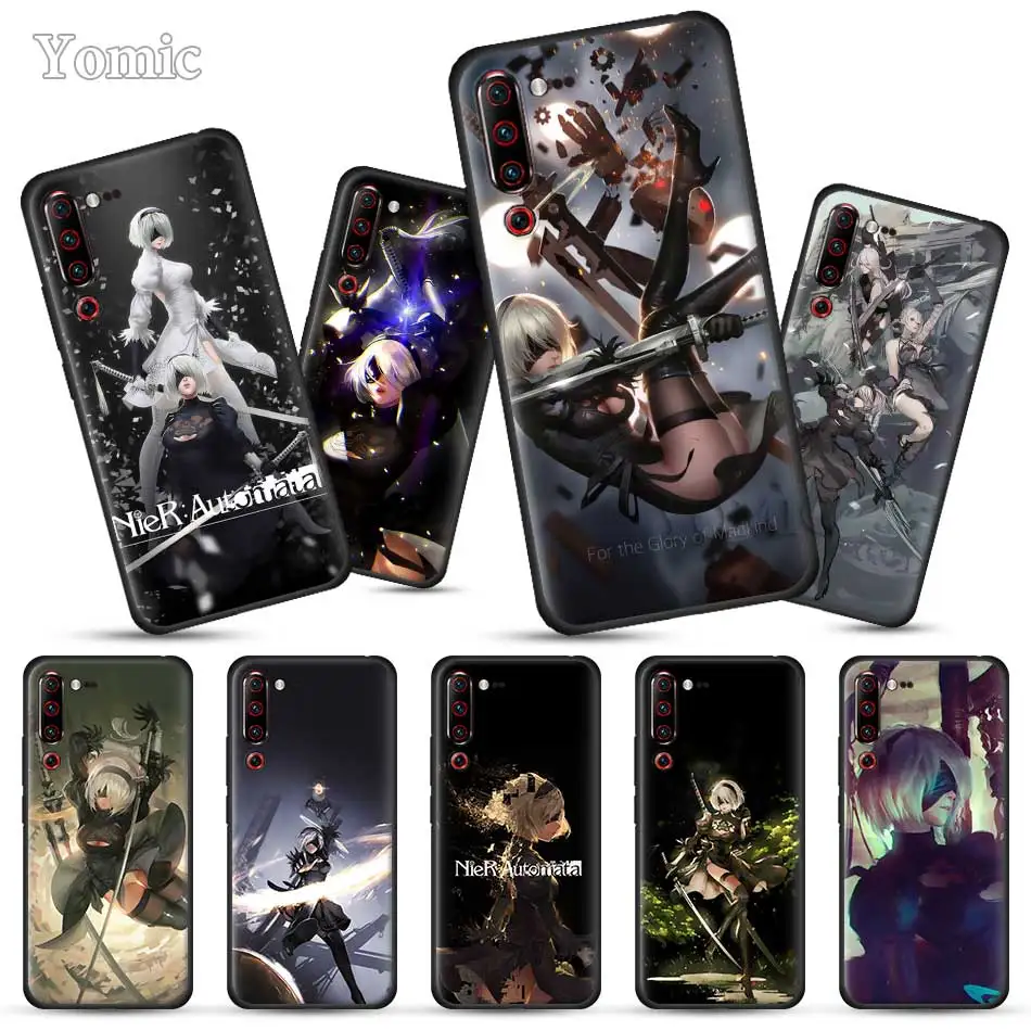 

Automata Black Case for Lenovo Z6 Pro Soft Rubber Full Protective Back Cases Silicone Phone Case Cover Capa