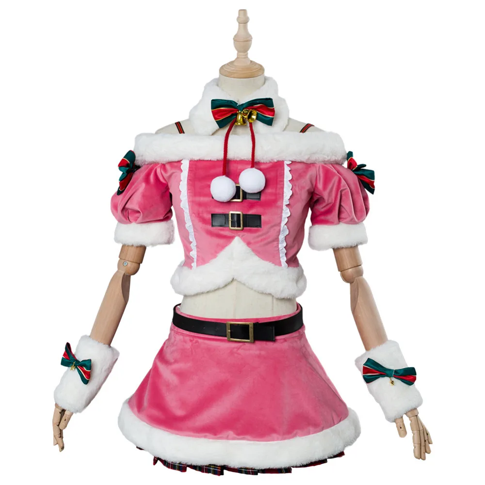 

A.I.Channel Kizuna AI Cosplay Costume Girls Christmas Dress