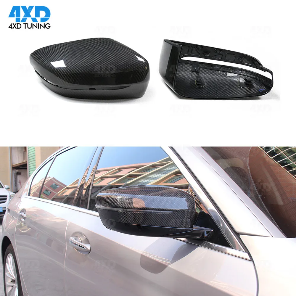 Чехол для сухого карбонового зеркала G11 G12 BMW G30 530i 540i G32 полностью карбоновый чехол