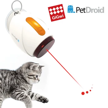 

A Resin Automatic Swing Suction Cup Wall Hanging Interactive Dart Laser Light Teaser Fun Exercise Cat Toy for Pet Cat Funny