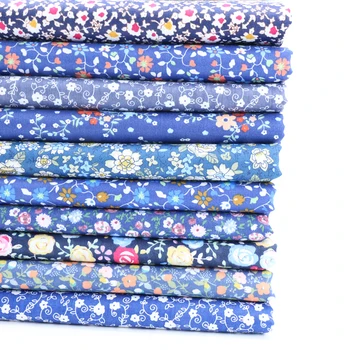 

Beautiful small floral fabric cotton printed twill fabric for DIYhand patchwork pajamas dress bedding cotton fabric