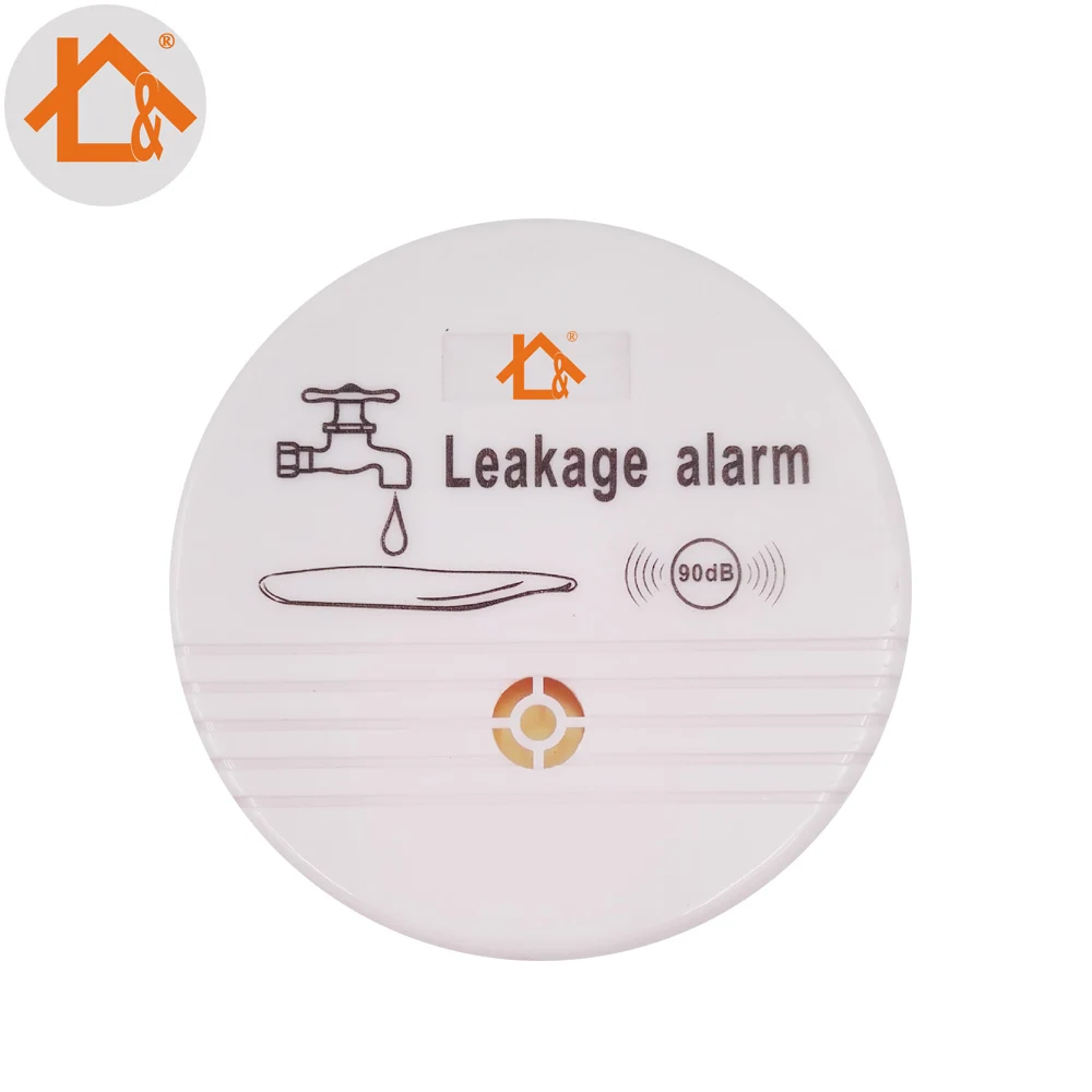

Independent Wireless Water Leak Detector Sensor 90 dB Volume Water Leakage Alarm for Home Kitchen Toilet Floor