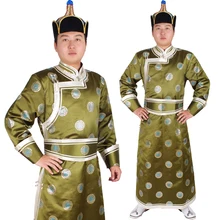 Vêtements de haute qualité pour hommes de mongolie, vêtements de danse folklorique chinois faits à la main