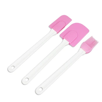 

3 Pcs/Set Silicone Scoop Shovel Scraper Rabbler Multipurpose Spreader Tool GQ999