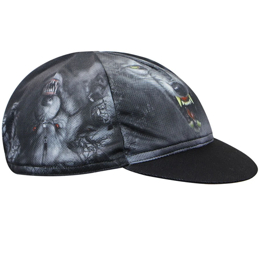 

Aogda 100% Polyester Wolf Cycling Caps Road Bicycle Summer Breathable Bike Hat Quick Dry Gorras De Ciclismo One-Size