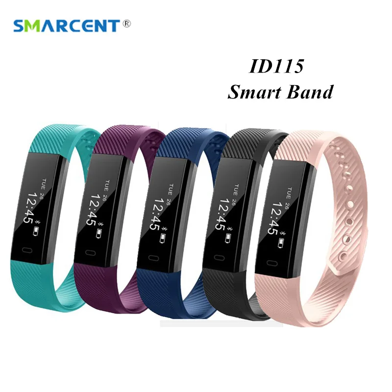

ID115 Sports Smart band call message reminder Steps calorie activities Fitness Tracker Wristband Bracelet for smartphone