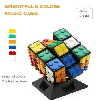 

WANGE Cube 3x3x3 cm Magic Cube Professional Competition Speed Cube Puzzle Blocks Cube Toys for Children Adults Gift