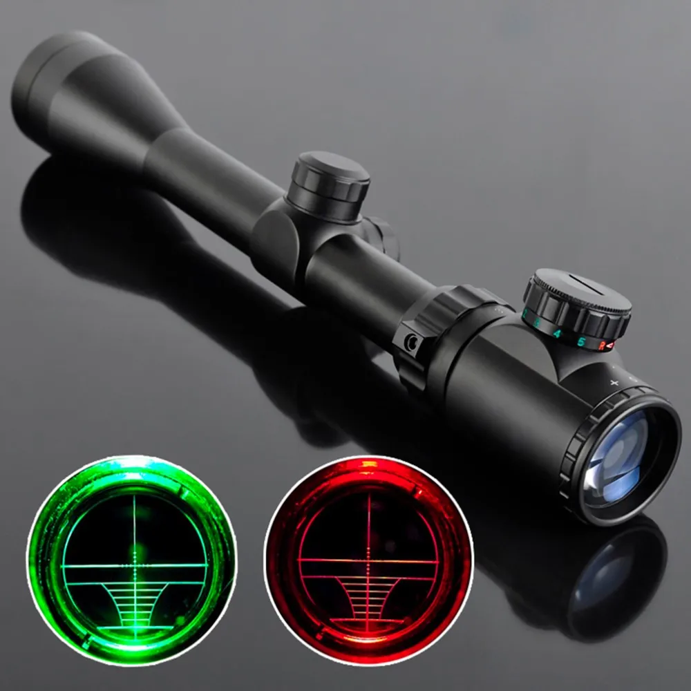 

Optional 11mm 20mm dovetail tactical riflescope 3-9x40 EG compact rangefinder hunting scopes with illumination reticle