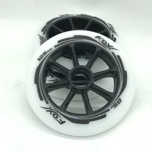 FoxPro-DW 3pcs 85A 125mm speed inline roller skates Wheels Race Roller Skate Ruedas PU roller Blade rodas Speed skating wheels inline speed skates frame 3x110mm roller skating base ilq 9 bearing 110mm durable pu skating wheel rodas unbalanced front back