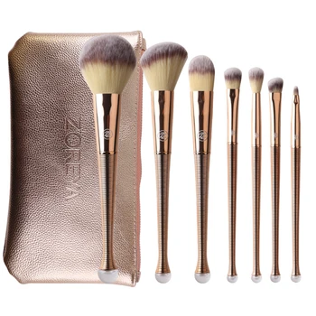 

8pc professional Make Up Brushes Set for Foundation Blending Blush Concealer Eye Shadow with Case face eyeshadow comestic brush