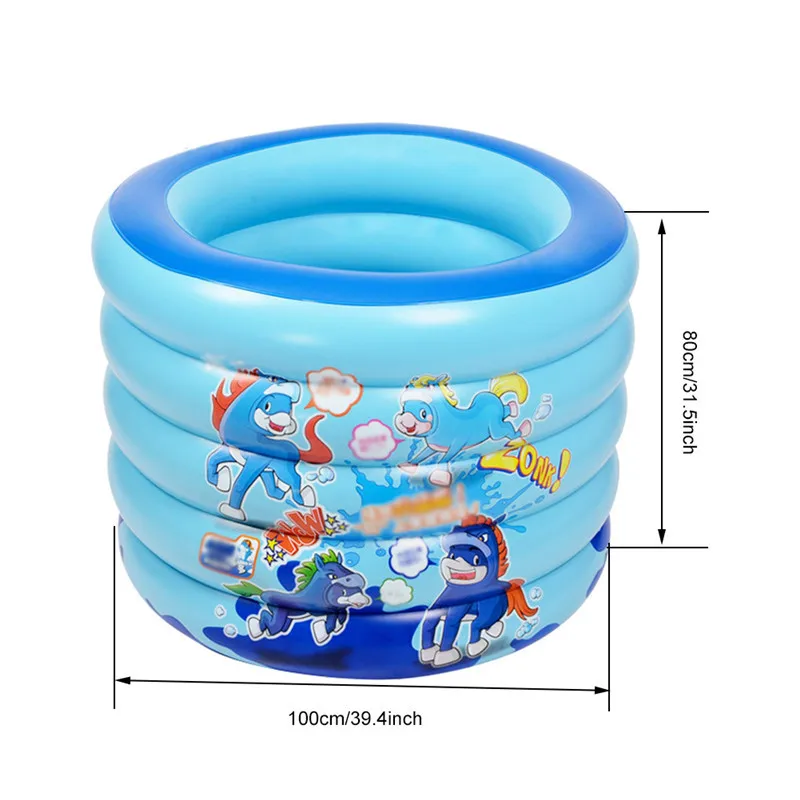 Baby Inflatable Swimming Pool Children Basin Bathtub Portable Paddling Pool Kids Outdoor Home Use Play Inflatable Pool