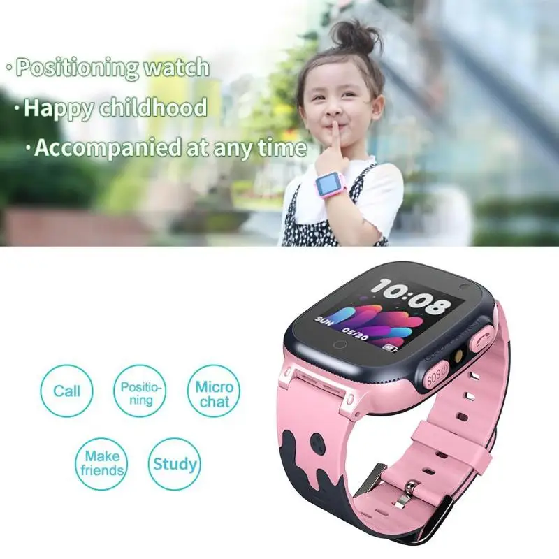DS62 Детские Смарт часы телефон камера Сенсорный экран SOS Вызов gps-локатор