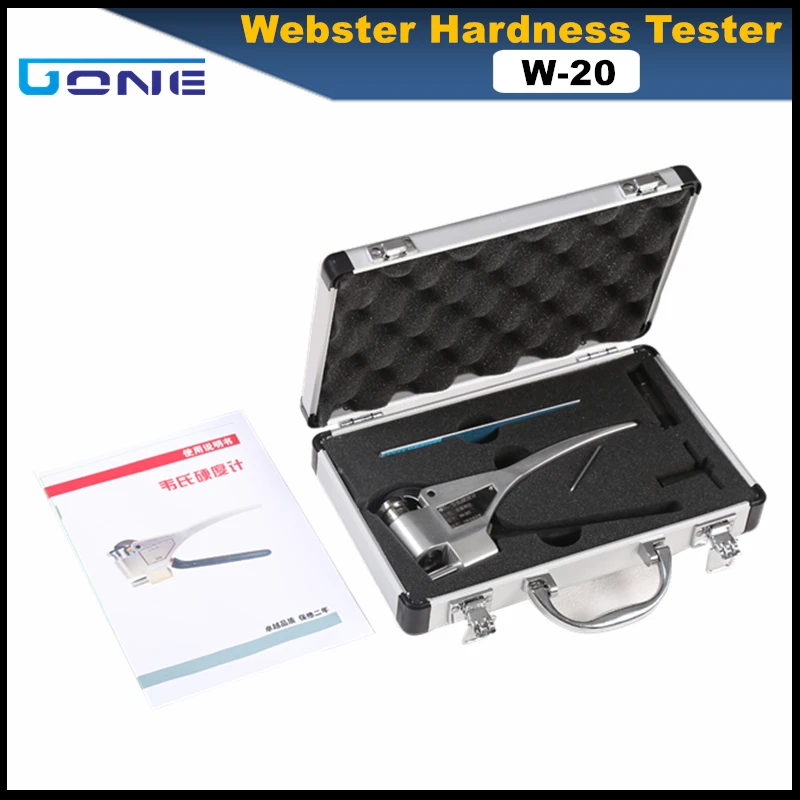 

W-20 webster hardness tester Aluminium alloy alufer ardal copper plates panel board hardness testing measuring