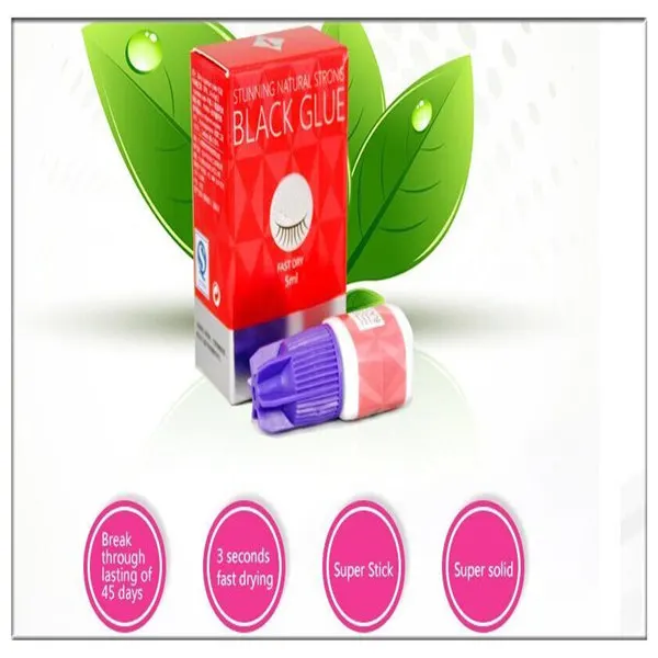 Cola para Cílios Semanas sobre os Olhos por Frete Profissional com Duração de 6 s Secagem Rápida Forte Grátis 1 Pcs 5 ml 3