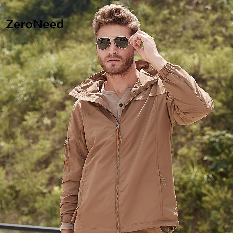 Vert Manteau Jaqueta kaki Hommes Éclair Primavera À Capuchon Outerdoors Marque Hombre Chaquetas Fermeture Mince 2017 Masculina 21 Veste Printemps Occasionnel 0nPkXwO8