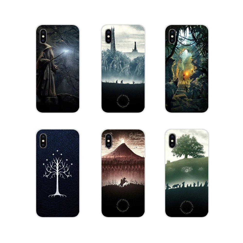 

For Samsung Galaxy J1 J2 J3 J4 J5 J6 J7 J8 Plus 2018 Prime 2015 2016 2017 Transparent TPU Cover The Lord Of Rings The Hobbit For