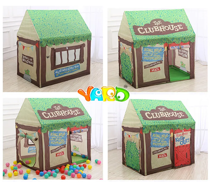 100*70*110 cm YARD Children's tent Foldable funny Play Tent Kid Castle Cubby Playhouse Outdoor Port
