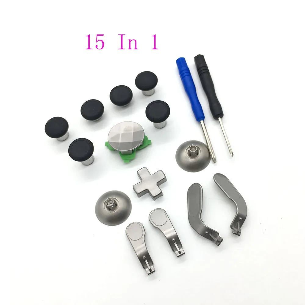 

10sets Replacement Part Swap Magnetic Thumbsticks Thumb Sticks for Xbox Elite Metal Button Set