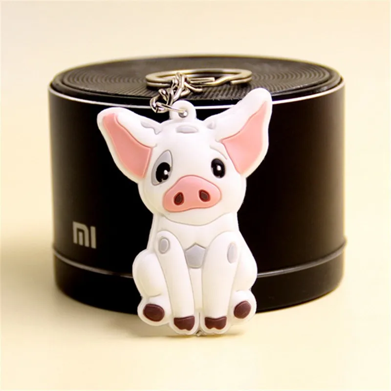 100 шт./лот Моана принцессы figuras Игрушечные лошадки Моана Мауи PUA фигурку модель Куклы брелок Подвеска мультфильм подарок для детей оптовая