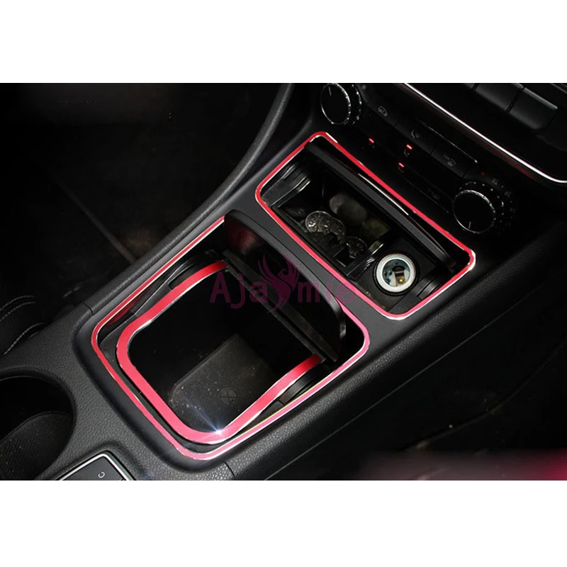 

Для Mercedes Benz GLA 260 CLA A200 коробка для хранения Пепельница с крышкой отделка интерьера литье хром аксессуары для стайлинга автомобилей