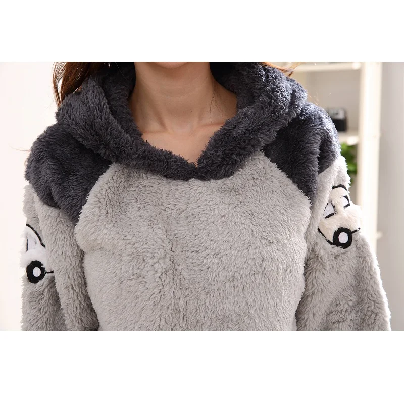 2019 Men's Thicken Warm Pajama Sets Couples Winter Soft Flannel Pijama Cars Printing Long Sleep Lounge Coral Velvet Women Pyjama 2019 Men's Thicken Warm Pajama Sets Couples Winter Soft Flannel Pijama Cars Printing Long Sleep Lounge Coral Velvet Women Pyjama