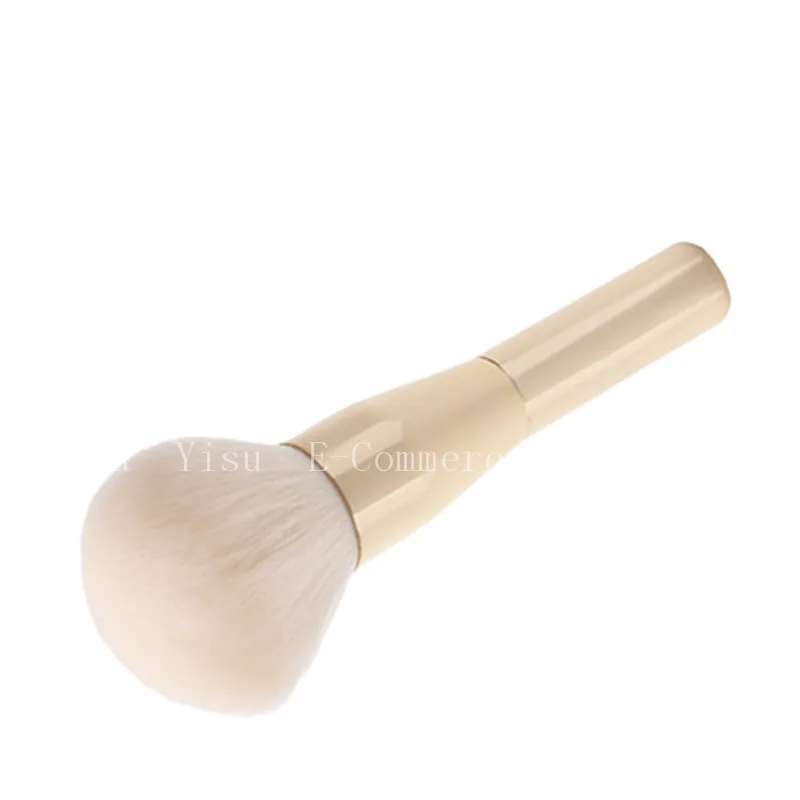 

3pcs Cosmetic Makeup Powder Paint Brushes Gold Wooden Handle Synthetic Hair Brush Set Make Up Foundation Brushes Tools