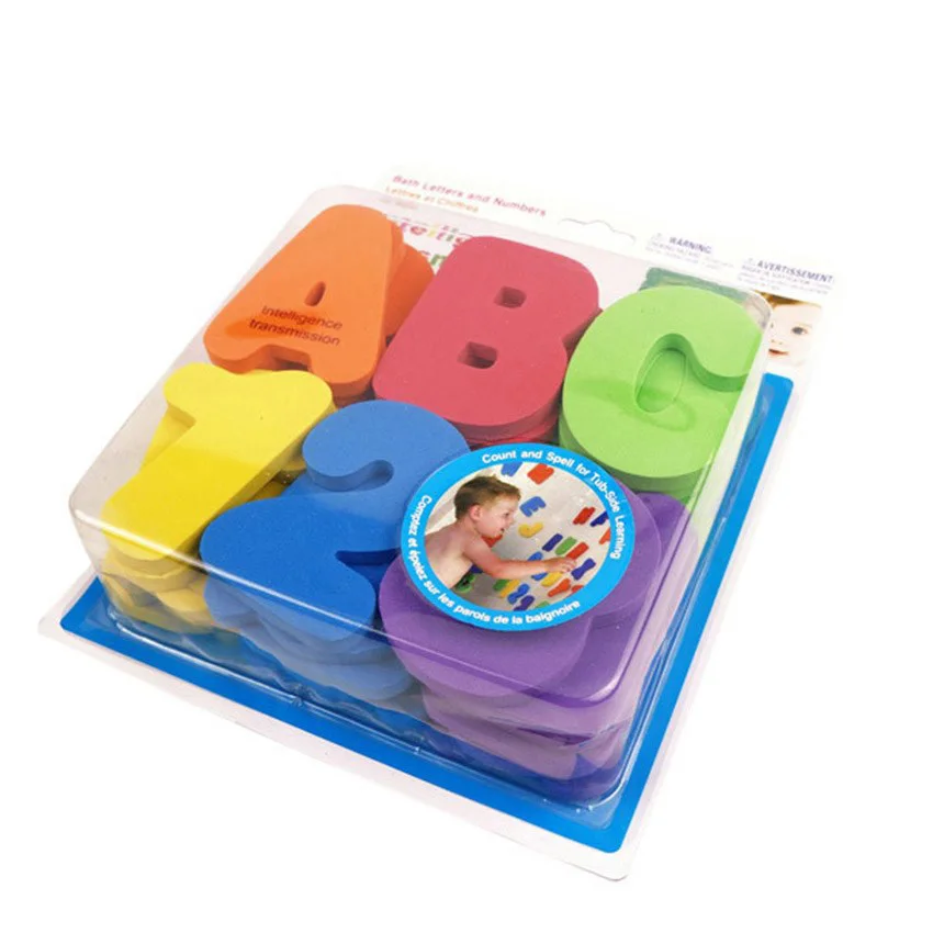 36Pcs/Set 8Cm Digital Letter Alphanumeric Posted Toys For