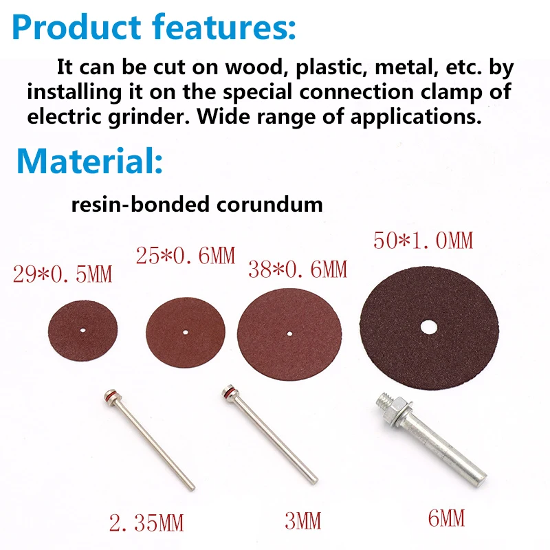 10 шт. отрезной диск пильный диск шлифовального круга резка Древа и металла для инструмент Dremel абразивный шлифовальный диск инструменты