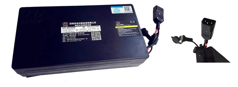 20AH 12AH 60V Аккумулятор для tire Электрический скутер - Цвет: Battery 20AH