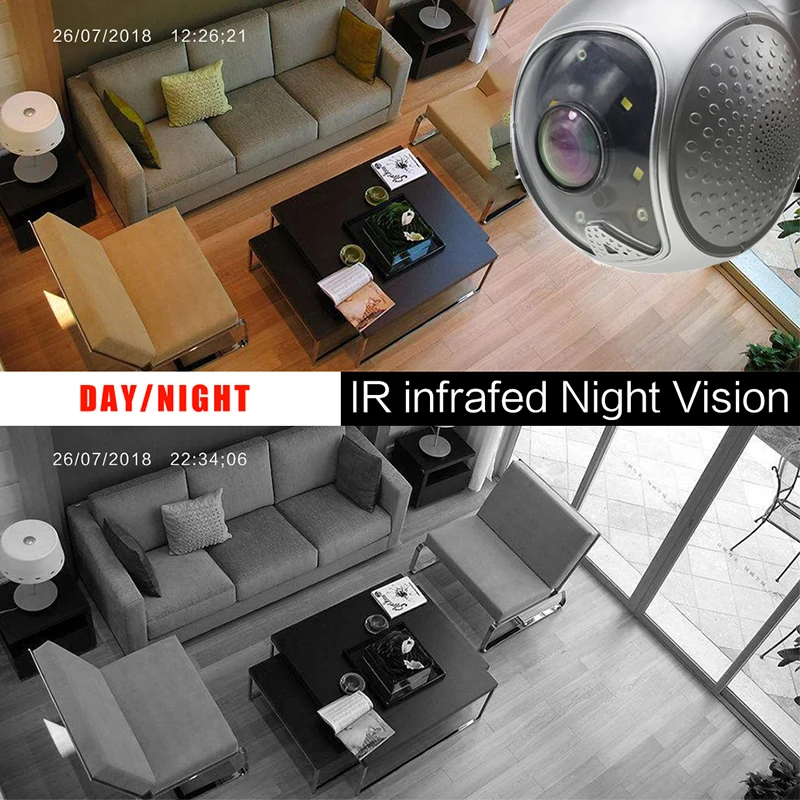 DAYTECH 1080P домашняя камера видеонаблюдения WiFi Беспроводная ip-камера 2MP облако Водонепроницаемая IP65 двухстороннее аудио ИК Ночное Видение