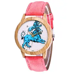 T171-N минималистский часы джинсовые полосы Для женщин кварцевые часы Дамская мода платье часы высокого качества Фирменная Новинка