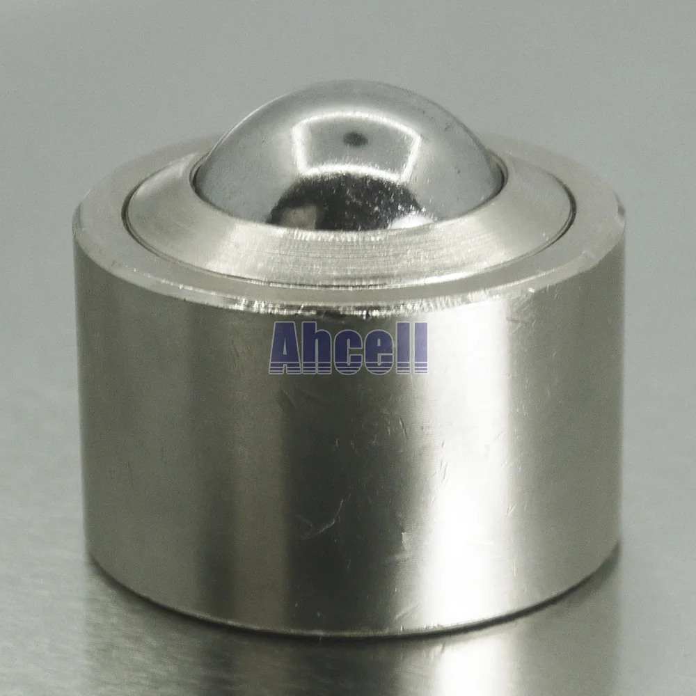 4pcs KSM 22 Pressed fit bearing steel ball transfer unit drop in