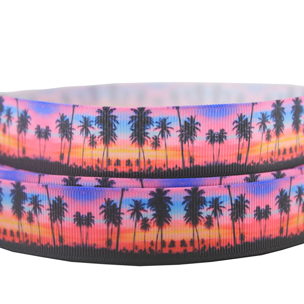 print grosgrain ribbon