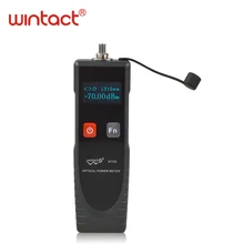 WINTACT WT65 измеритель оптической мощности цифровой Ftth волоконно-оптический инструмент Тестер оптического волокна