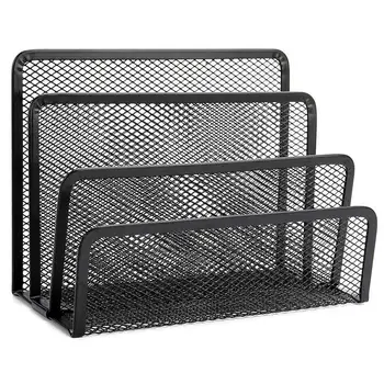 

Metal Black Mesh Bookend Anti-skid Shelf Document Holder Base Reading Book Shelf Bookend Reading Home Office Store Stationery