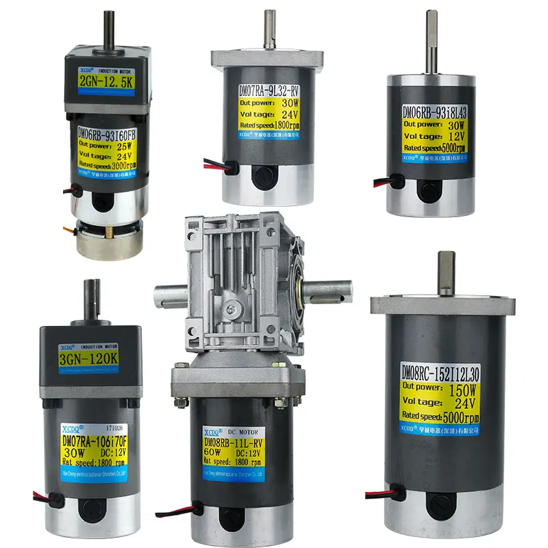60 Вт turbo 040RV червячный двигатель постоянного тока 12v24v высокий крутящий момент положительный и отрицательный скорость двигателя