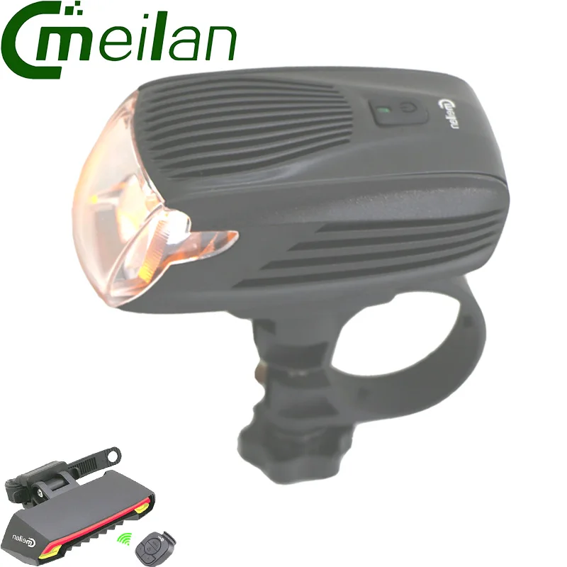 meilan x5 Bicycle Light Cycling Bike Lamp Laser LED Wireless Remote