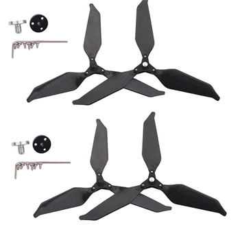 

2 Pairs Propeller for DJI Phantom 4 / 4 Pro / 4 Pro V2.0 / 4 Advanced Drone Carbon Fiber Foldable Low-noise 9455S 3-Blades Prop